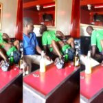 Man fucks side chic in broad daylight inside a bar!