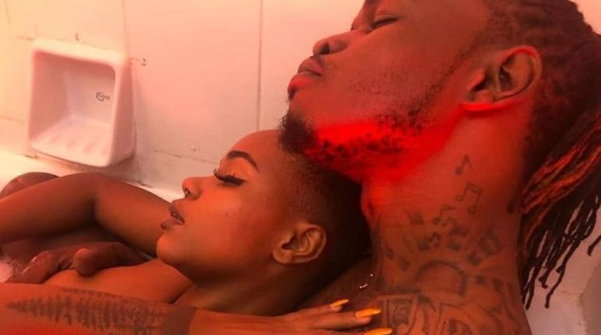 Timmy Tdat shares video of a naked woman in bathtub
