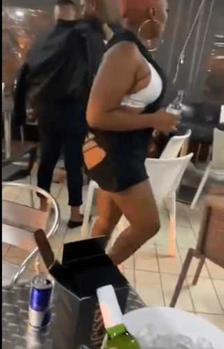 Zodwa Wabantu wannabe walks naked in a clus