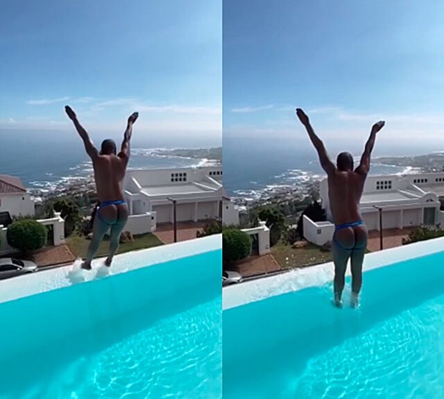 Somizi shows off bare ass to the world