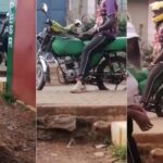 Boda boda man caught masturbating in front of a church