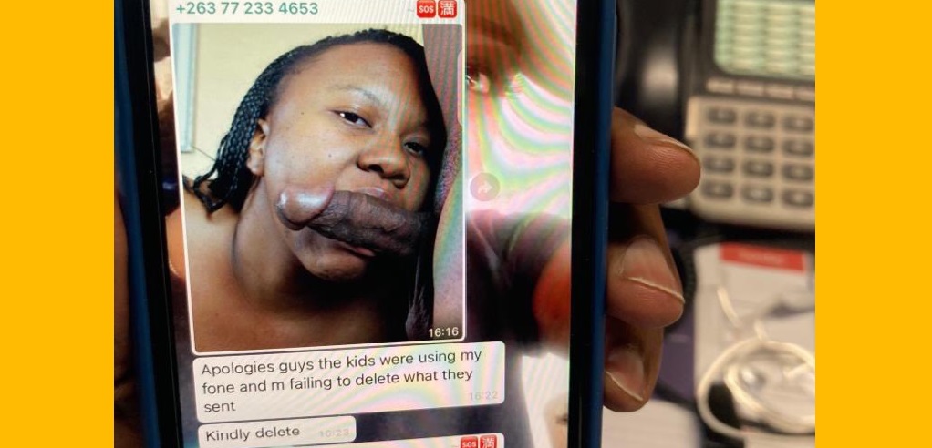 FCB Service employee mistakenly sends picture giving hubby blowjob in WhatsApp