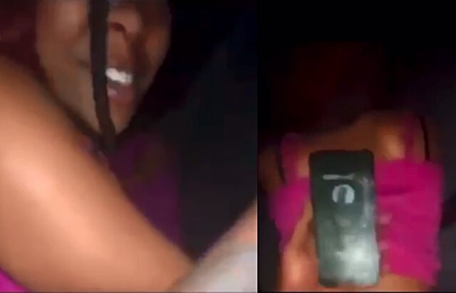 The disrespect!! girl answers boyfriend’s phone call when she’s getting fucked