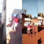 Husband beaten by his wife and his side dude