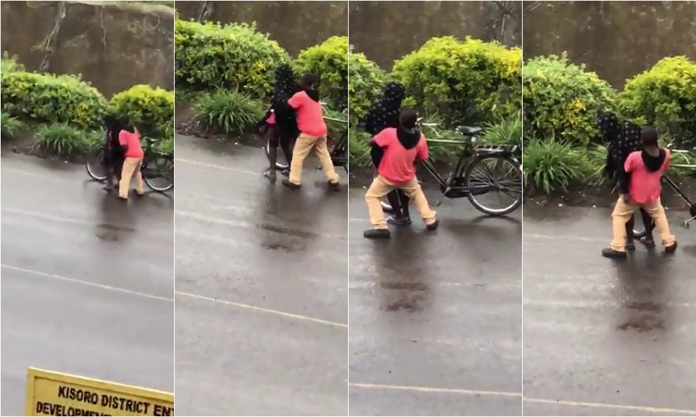 Ugandan boda boda man fucks a lady in the middle of traffic
