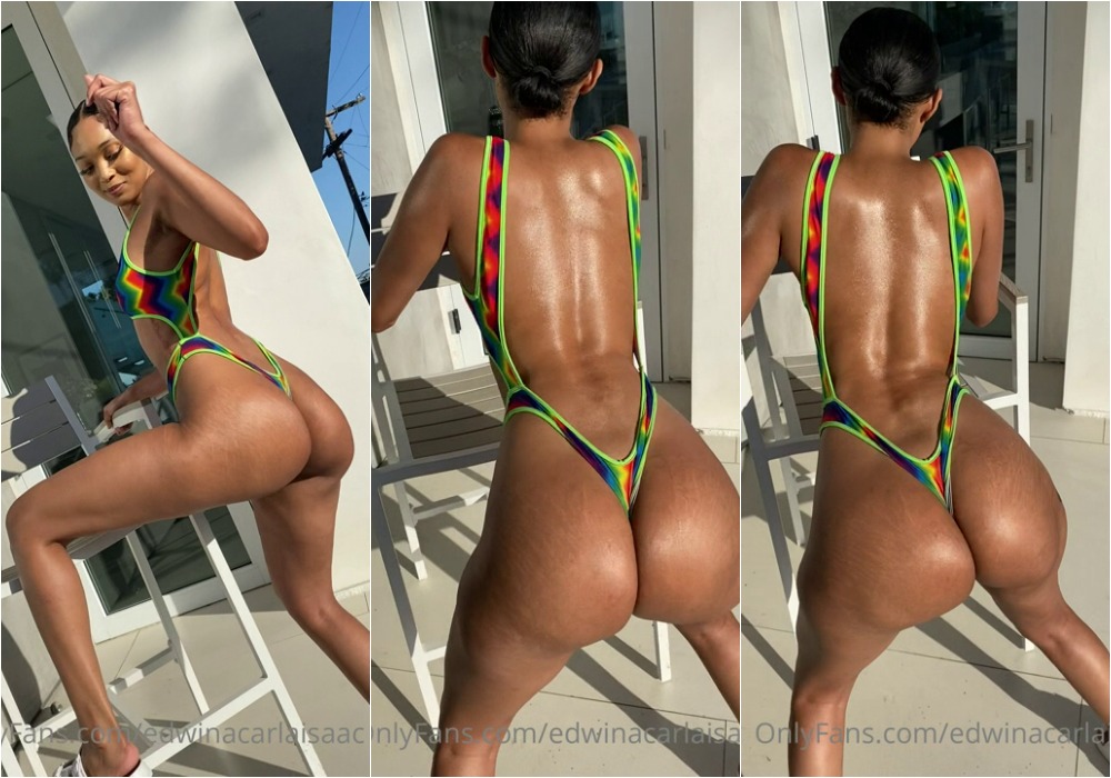 Edwina Carla Isaacs can shake that perfect beautiful ass