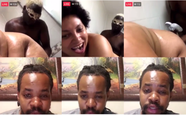 Mandla aka Baba Bonzo shares couple fucking on Instagram live, again!