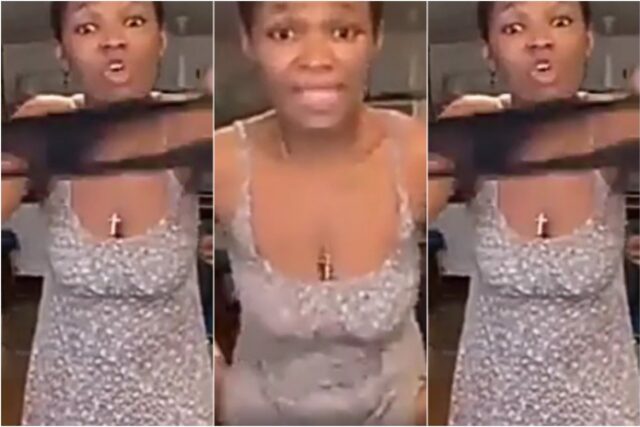 Woman curses her man’s dick after she got dumped