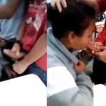 Two students waits in turn getting their dicks sucked in class