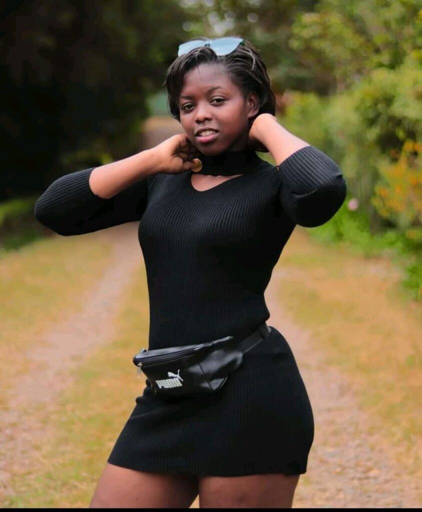 Clara Odendo looks good in clothes and without them