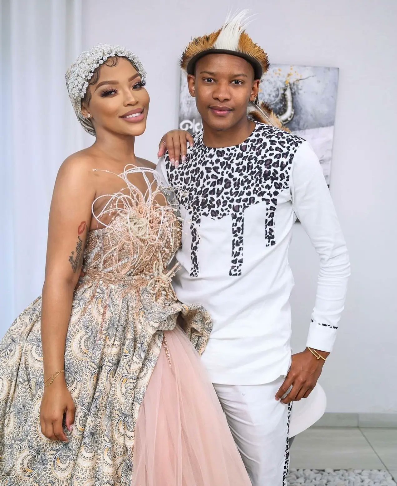 Faith Nketsi and her husband Nzuzo Njilo