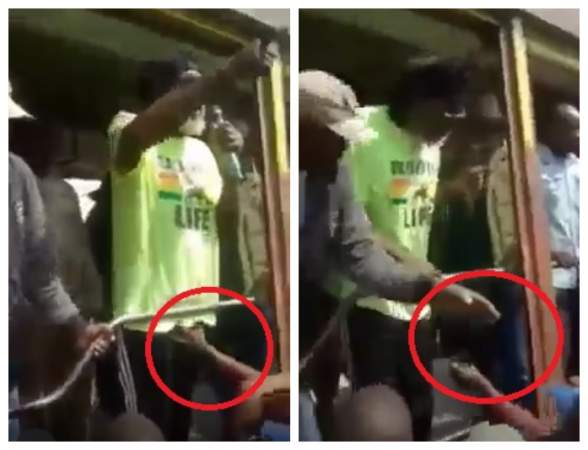 Presidential aspirant Prof. George Wajackoyah gets his dick grabbed