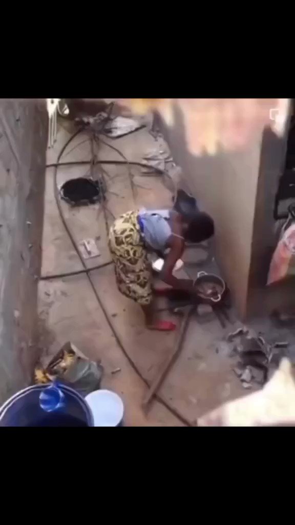 Woman caught putting her panty inside a pot of stew