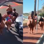 Mzansi BBW flaunts their big ass in public