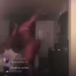 Slender man beaten black and blue by his BBW wife