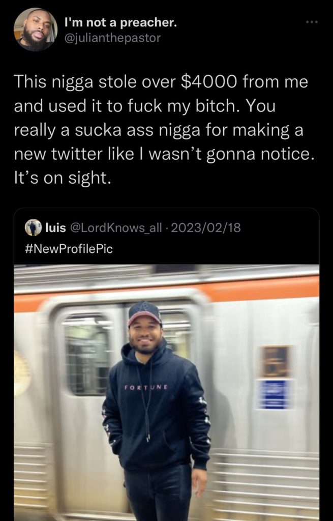 Man allegedly steals $4000 from his friend, he used to the money to fuck his girl too