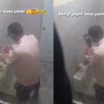 Man caught masturbating in public toilet while on a video call