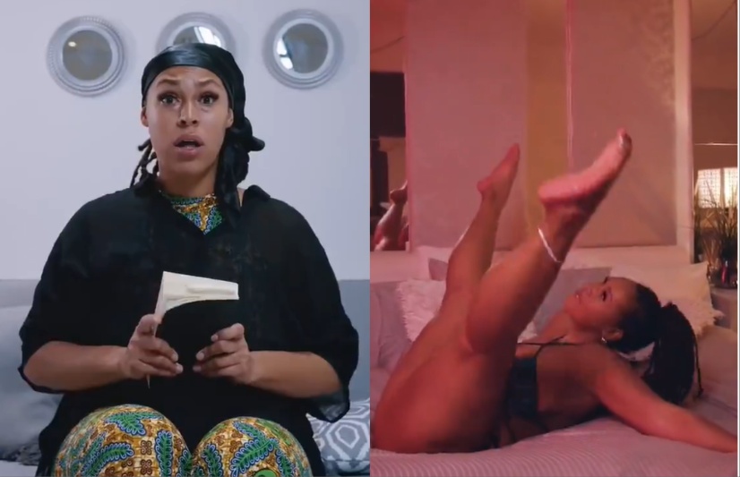Good Vs Baddie Challenge aka the #KikiChallenge: This lady killed it with her big irresistible nyash 