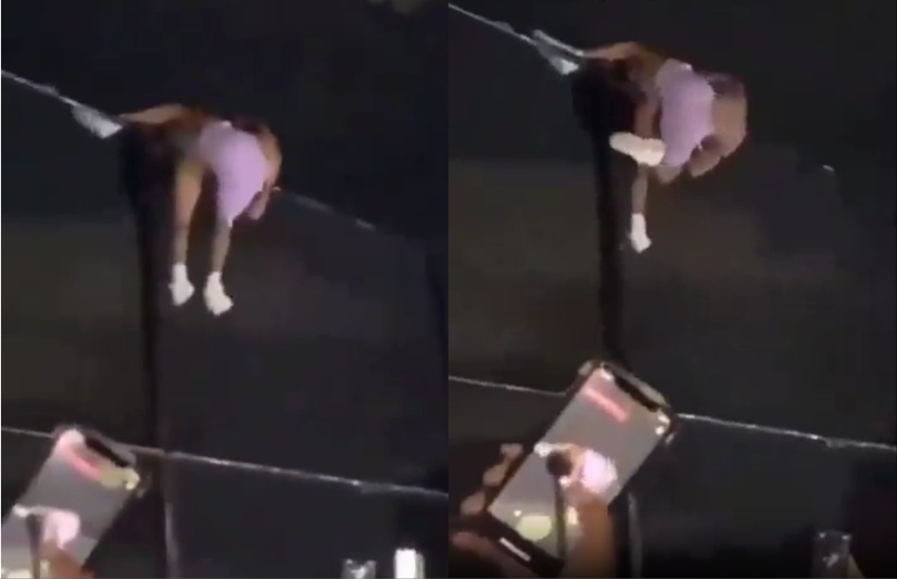 Craziest sex on the internet: ‘Spiderman’ fucks woman while clinging to a 22-foot high fence