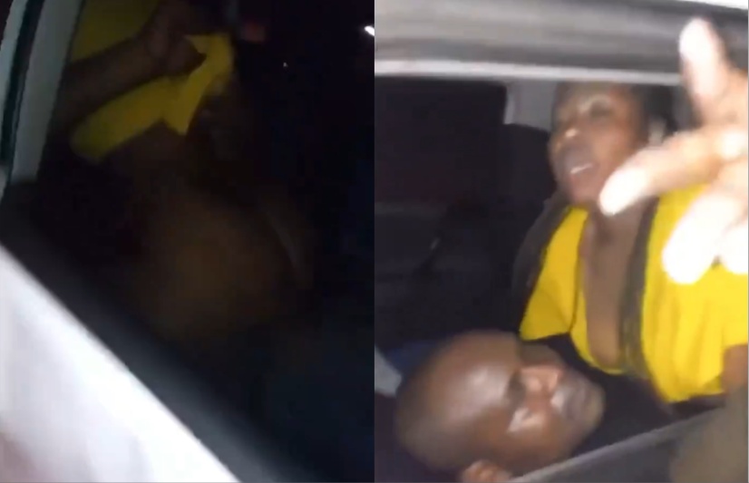 South Africans are on another level of horny: VW driver busted fucking big ass teacher in his car