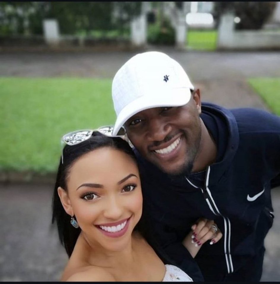 Mudiwa Wood with his ex-wife Angelica Colchèita