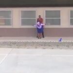 Couple caught in lewd public sex act outside church in broad daylight