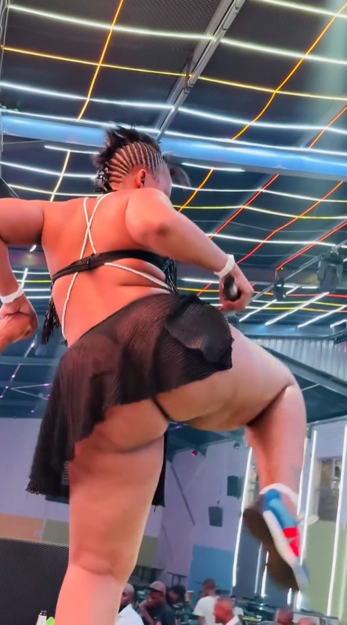 Zodwa Wabantu performing live on stage