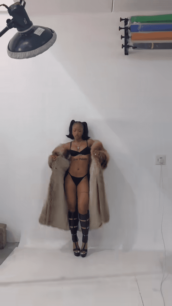 Uncle Waffles flaunts her sexy body in a bikini